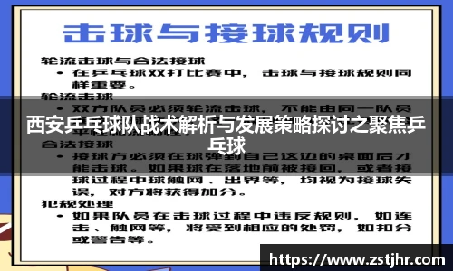 西安乒乓球队战术解析与发展策略探讨之聚焦乒乓球